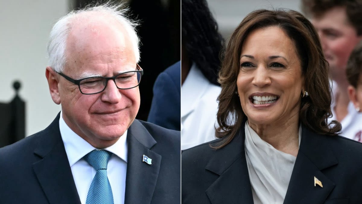 Connecticut Democrats back Walz as Harris' running mate