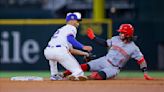 Reds starter Hunter Greene limits Rangers to 1 hit over 7 scoreless innings. They hold on to win 8-4