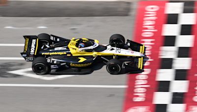 Race recap: Colton Herta wins IndyCar Series at Toronto; Santino Ferrucci OK after going airborne