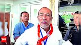 Manipur CM Biren Singh maintains constant communication with PM Modi | Guwahati News - Times of India