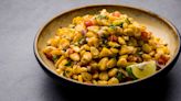 Indian Summer Sides: Biryani Rice Salad and Grilled Corn Chaat