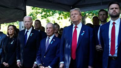 Kamala Harris, Donald Trump, Joe Biden come together for 9/11 memorial — Barack Obama, Mariska Hargitay pay tribute