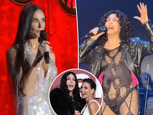Demi Moore berates audience at star-studded amfAR Gala during Cher tribute: ‘I f–king don’t think so’