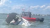 4 People and Dog Rescued 'Moments' Before Sinking Boat Capsized in New Jersey Bay: 'Fortunate'