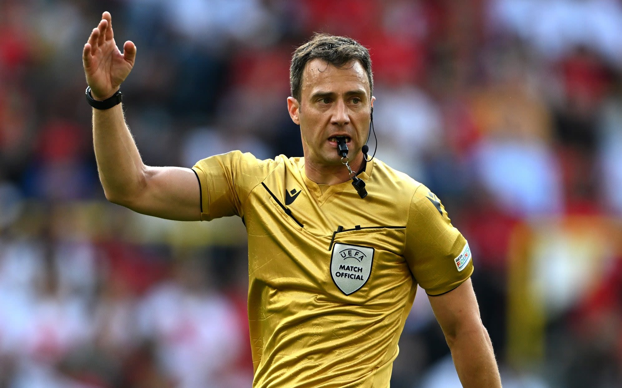 England vs Netherlands referee was banned in match-fixing scandal and clashed with Bellingham