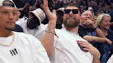 Jason Kelce Mocks Travis Kelce's Courtside 'Fit With the Help of a Taylor Swift Fan