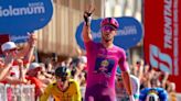Giro d'Italia: Jonathan Milan storms to his third victory of race on stage 13