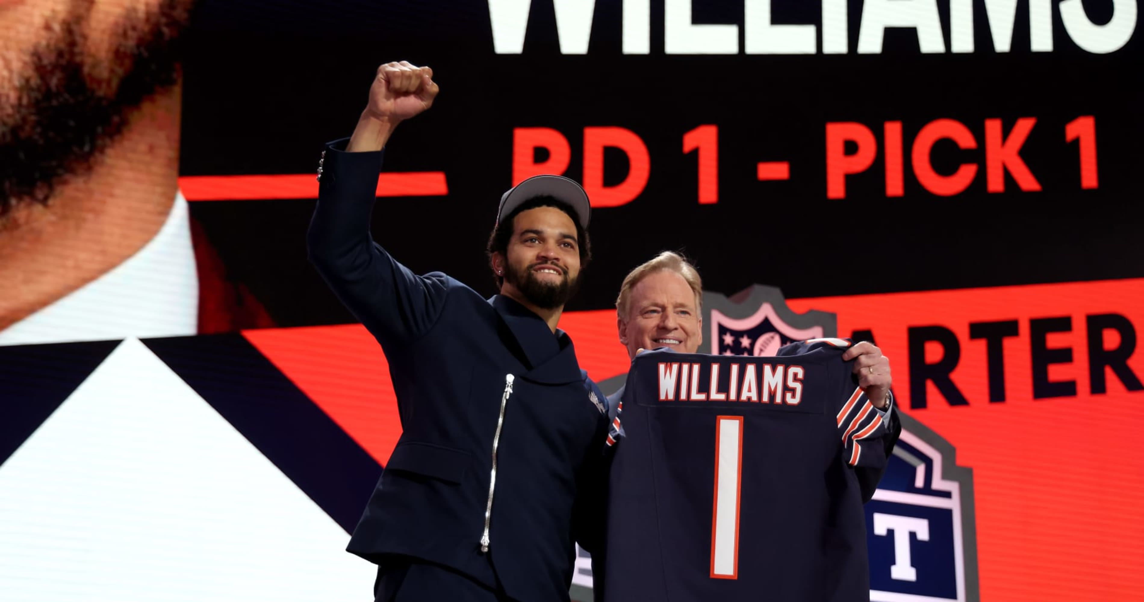 Video: Caleb Williams Reacts to Being Drafted by Bears No. 1, 'I Care About Winning'