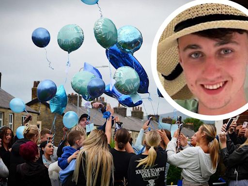 ‘Fly high, Jay’ – Emotional moment balloons released in Jay Slater’s home town