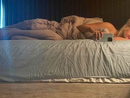 Camila Cabello poses nude in bed as she laments about 'heartbreak'