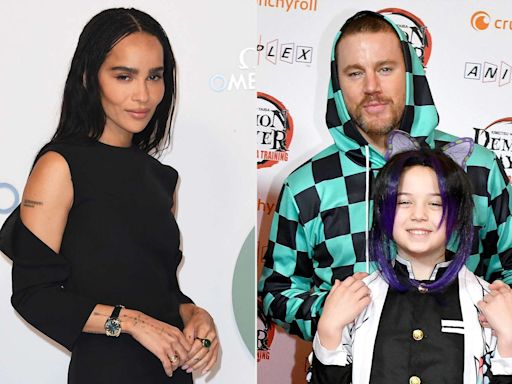 Zoë Kravitz Has 'Bonded' with Fiancé Channing Tatum's Daughter Everly (Source)