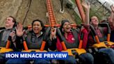 Action News' Alyana Gomez mics up while riding Dorney Park's new Iron Menace roller coaster