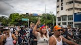 Cientos de motoristas protestan en Caracas contra los resultados de las presidenciales