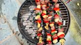 Gretchen's table: Grilled steak kebabs with spicy cilantro sauce