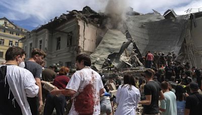 Ukrainian Hub Warrington's urgent appeal as Kyiv children's hospital hit by missiles
