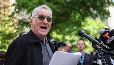 Robert De Niro heckled by pro-Trump protesters outside Manhattan courtroom, actor calls them ‘gangsters’: Watch
