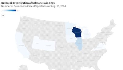 Egg recall issued by CDC is linked to a salmonella outbreak: See which states are impacted