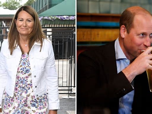 Carole Middleton's 'low-key' pub trip with Prince William as she continues to be Catherine's 'rock'