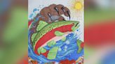 Victoria student wins salmon-themed art contest