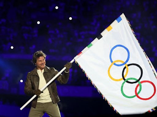 Tom Cruise hands Olympic flag to LA, closing Paris Games