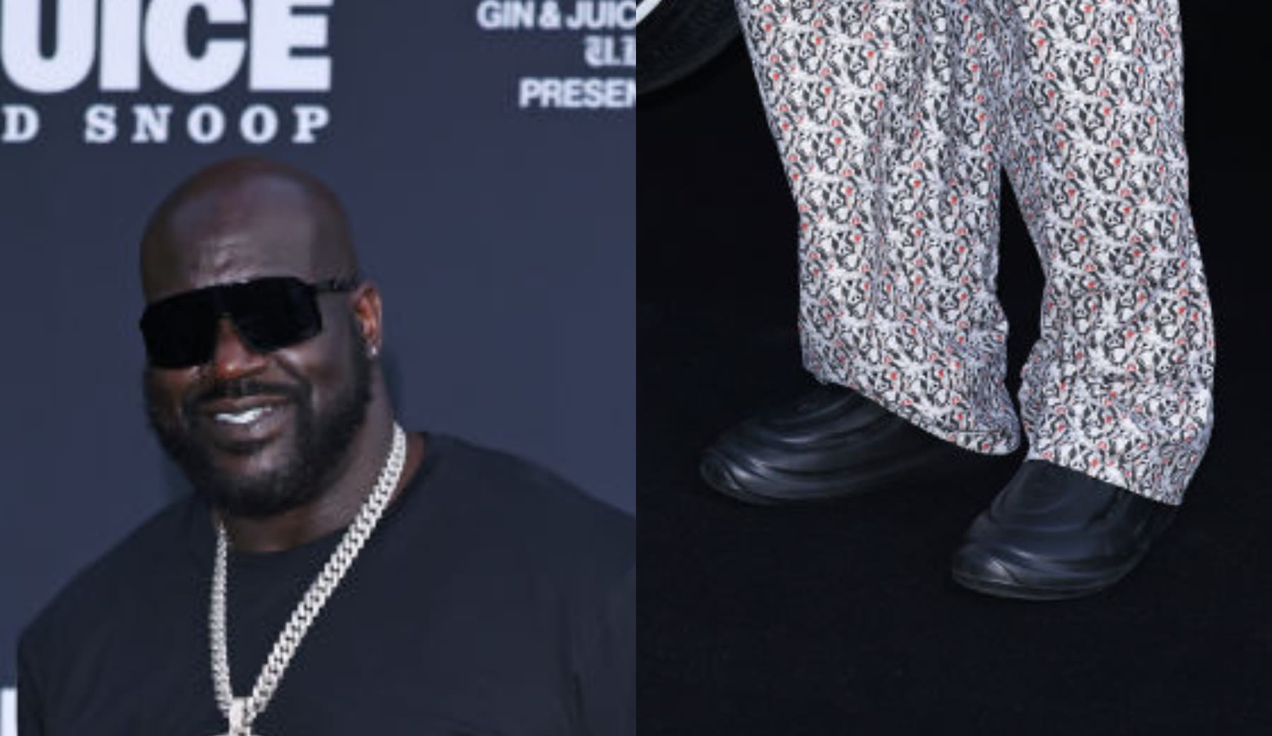 Shaquille O’Neal Wears His Very Own Shoes To Gin & Juice By Dre and Snoop Launch Party