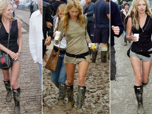 Glastonbury Festival fashion history: Remember when Kate Moss wore rain boots?