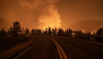 California line fire update as maps show blaze spreading