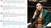 Marcela Pagano posteó un mensaje en homenaje a Evita, saludó a Cristina Kirchner y generó revuelo en redes