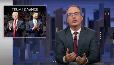 John Oliver responds to Trump saying JD Vance isn't 'weird', brings multiple receipts