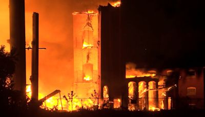 Abandoned Woonsocket chemical mill to be demolished Tuesday after massive fire | ABC6