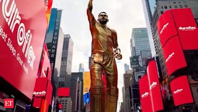 Virat Kohli's lifesize statue unveiled in Times Square, New York - ​Virat Kohli's global fanbase​