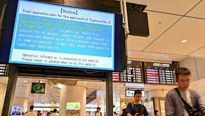 Japan cancels flights and trains as another typhoon approaches