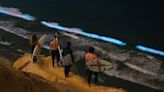 UC San Diego surfers catch bioluminescent waves in La Jolla