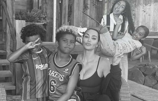 Kim Kardashian Gives Behind-the-Scenes Look at Outdoor Family Vacation with Her 4 Kids: ‘Summertime Funtime’