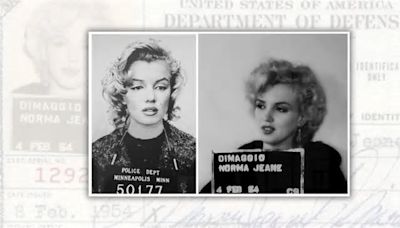 These Photos Show Marilyn Monroe's Mugshot?