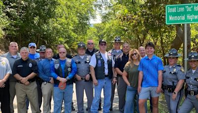 Community gathers for highway dedication