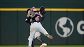 Watch: Texas Rangers game delayed by scary collision between Cleveland Guardian fielders