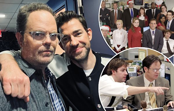 ‘The Office’ stars Rainn Wilson and John Krasinski reunite after spinoff news