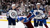 Five-pack of third-period goals help Avalanche rout Jets in Game 3, take 2-1 series lead