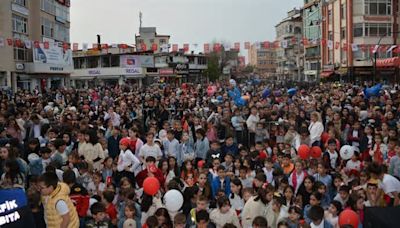 Giresun Bulancak'ta kortej yürüyüşü yapıldı