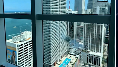Miami Police investigating shooting outside downtown Miami luxury apartment - WSVN 7News | Miami News, Weather, Sports | Fort Lauderdale