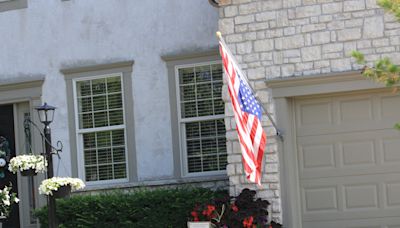 Upside-down American flag flying outside Etna Township trustee's home angers local vets