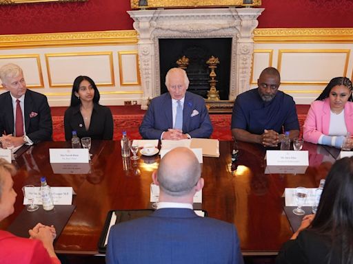 King, PM and Idris Elba host event for young people to discuss issues they face