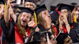 Cheers replace protests at University of Georgia graduation ceremony - With photos