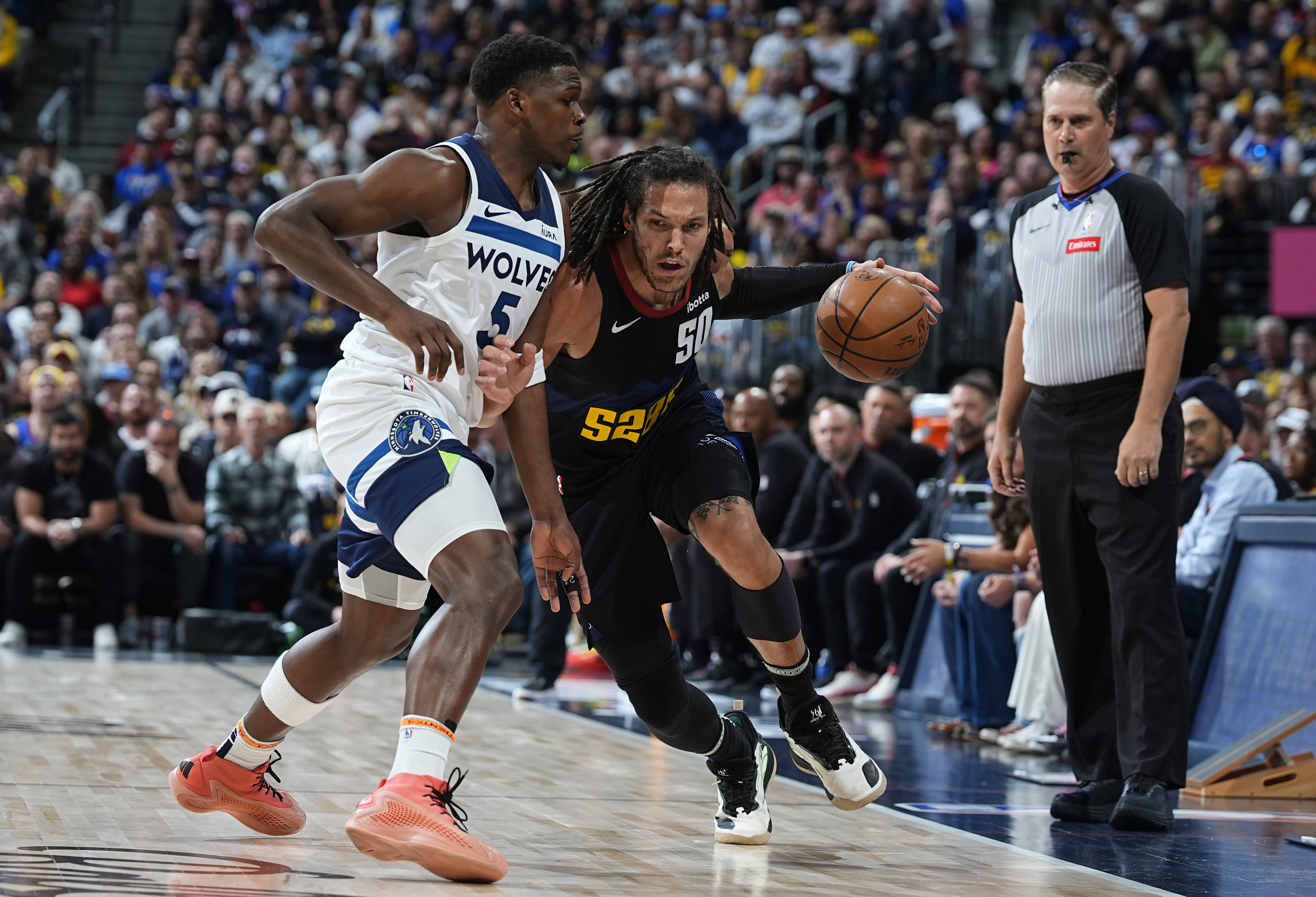 T’Wolves defense suffocates Nuggets in Game 2 blowout, Denver trails series 2-0