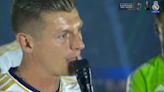 La romántica respuesta del alemán cuando el Bernabéu le cantó al unísono “Kroos quédate”