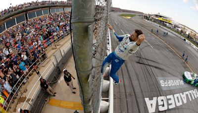 NASCAR: Ricky Stenhouse Jr. wins at Talladega after a record-setting crash