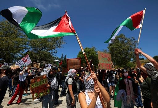 Police arrest 'many' at Israel-Hamas war protest at UC Santa Cruz, school says