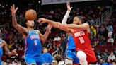 Gordon anota 25 y Rockets vencen a Thunder