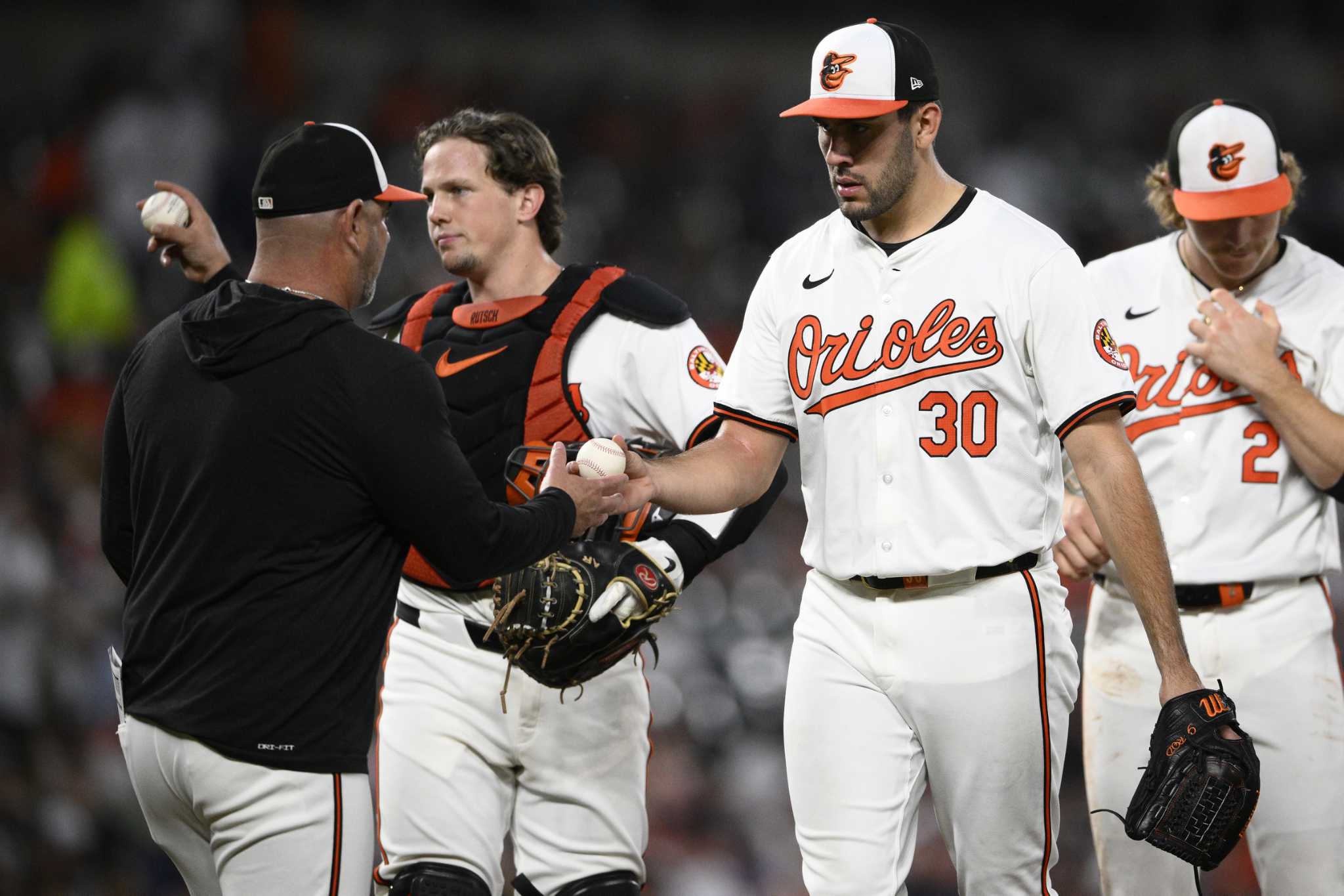 Orioles put RHP Grayson Rodriguez on the IL with shoulder inflammation and activate LHP John Means